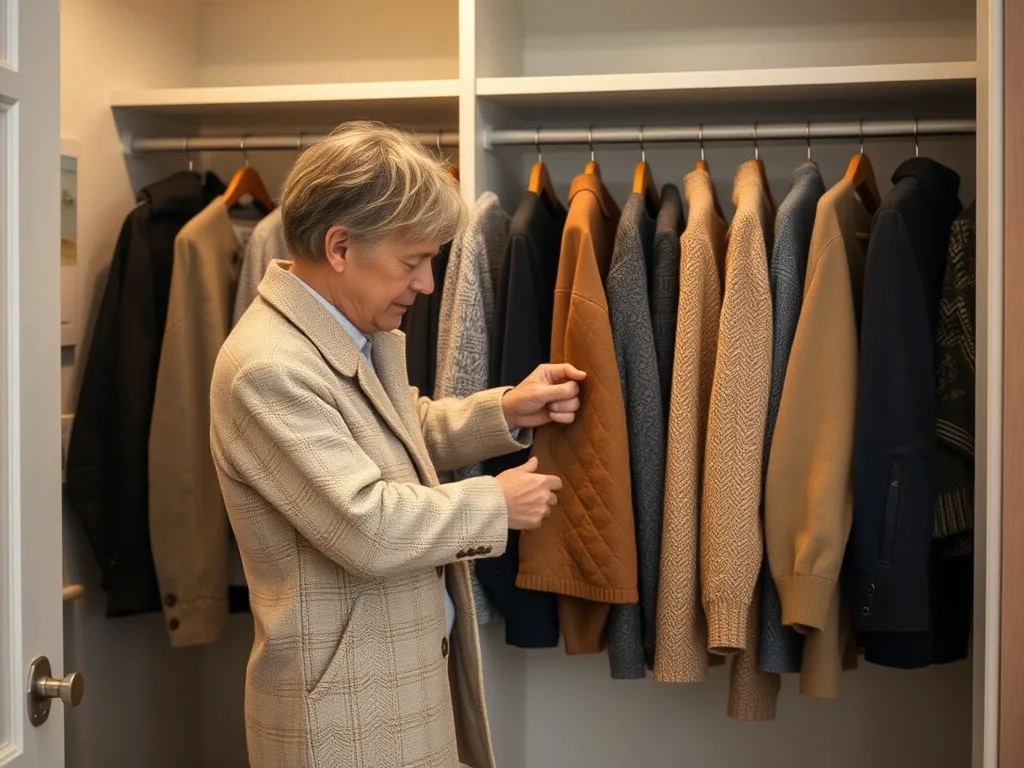 Banner med oppbevaring og organisering av plagg