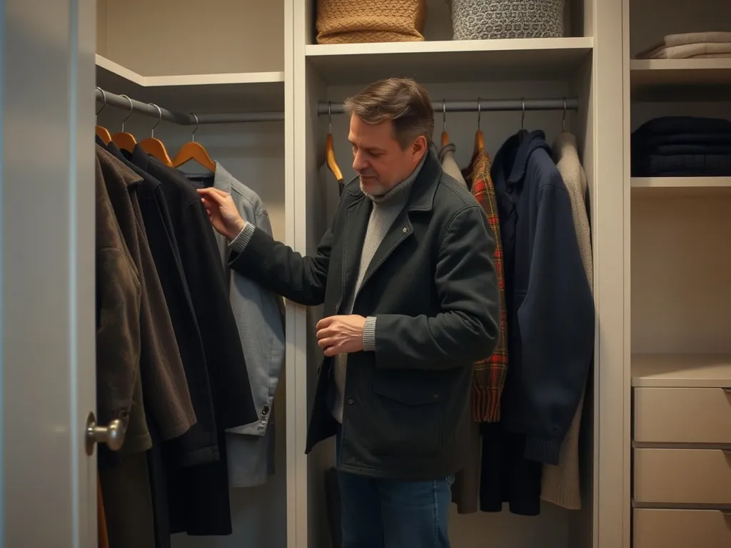 Steg tre oppbevaring av plagg