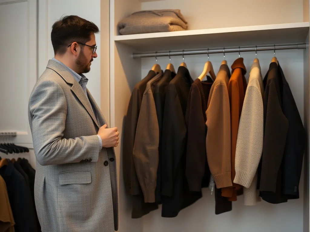 Redaksjonelt bilde med sesongovergang og lagdelt styling