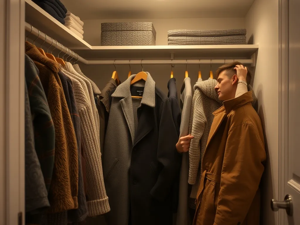 Redaksjonelt bilde med varme høst- og vintertoner